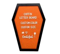 Messaggio Board bara Lettera Feltro Lettera Decorazioni di Halloween per Halloween Feltro Bara con Lettere Messaggio