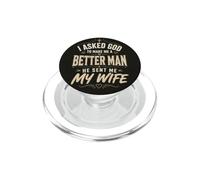 Messaggio cristiano marito moglie fede amore matrimonio PopSockets PopGrip per MagSafe