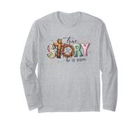 Messaggio di Speranza: Lui è Risorto Design Colorato Maglia a Manica