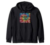 Messaggio nascosto FTS Tie-Dye testo segreto divertente Felpa con Cappuccio