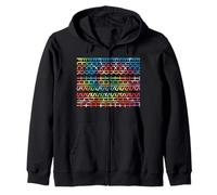 Messaggio nascosto FTS Tie-Dye testo segreto divertente Felpa con Cappuccio