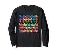 Messaggio nascosto FTS Tie-Dye testo segreto divertente Maglia a Manica