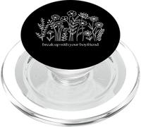 Messaggio segreto divertente fiori rompere con il tuo ragazzo PopSockets PopGrip per MagSafe