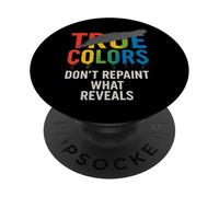 Messaggio True Colors - Non coprire la verità PopSockets PopGrip Adesivo