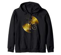 Messaggio Voyager Golden Record Felpa con Cappuccio