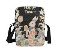 messenger bag crossbody mens crossbody Borse Da Donna Borsa A Mano A Spalla Per La Donna Cinghia Regolabile per il business Felice Pasqua Coniglio Stile Giapponese