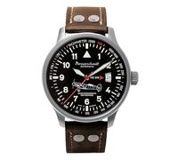 Messerschmitt Aristo ME-209-A - Orologio automatico da uomo, in pelle