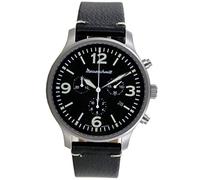 Messerschmitt Aristo ME-3H205L - Orologio da uomo con cronografo in pelle, cinghia