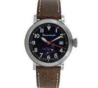 Messerschmitt Aristo - Orologio da uomo Komet ME-163BL in pelle