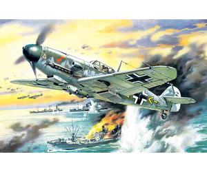 Messerschmitt Bf 109f-4/b, WWII German Fighter-bomber 1:48 Plastic Model Kit ICM