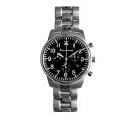 Messerschmitt Orologio da aviatore da uomo in acciaio ME-4544-SGB, Bracciale