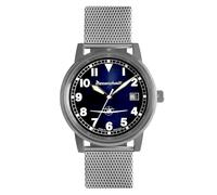 Messerschmitt Orologio da aviatore unisex con cinturino in rete ME-9673-108M