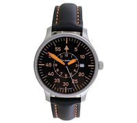 Messerschmitt Orologio Uomo Pilot Nero/Arancione ME-420PL, cinghia