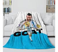 Messi Coperta Accogliente - Calcio La Memorabile Coperta Per Bambini Acquistata Da Genitori/nonni - Regalo Compleanno Per Figlio/figlia/nipote/nipotina 50x60inch(127x152cm)