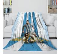 Messi Coperta - Calcio Coperta Regalo Compleanno Per Figlio/figlia/nipote/nipotina/amico - Coltre Per Mettere Giù Il Telefono E Fare Un Bel Pisolino 60x80inch(150x200cm)