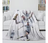 Messi Coperta - Calcio Coperta Regalo Compleanno Per Figlio/figlia/nipote/nipotina/amico - Coltre Per Mettere Giù Il Telefono E Fare Un Bel Pisolino 70x80inch(180x200cm)