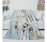 Messi Coperta Flanella - Calcio Coperta Morbida Regalo Compleanno Per Il Marito/fidanzato/fidanzata - Dai Calore E Cura A Coloro Che Ami 50x60inch(127x152cm)