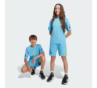 Adidas Messi Z.n.e Shorts Blu 13-14 Years Bambino,Bambina