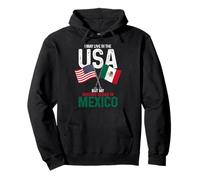 Messicano Americano La Mia Storia Iniziata In Messico Orgoglio Vintage Felpa con Cappuccio