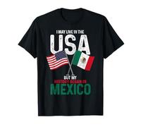 Messicano Americano La Mia Storia Iniziata In Messico Orgoglio Vintage Maglietta
