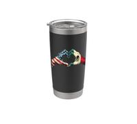 Messicano Americano Roots Pro Immigrazione Bicchiere termico in acciaio inox doppia parete