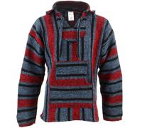 Messicano Baja Felpa Con Cappuccio Jerga Droga Tappeto Maglione Siesta Surf