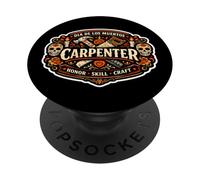 Messicano Carpenter Giorno Dei Morti Día De Los Muertos Craft PopSockets PopGrip Adesivo
