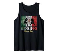 Messicano Stile Vintage Boxe Grande Boxe Canotta
