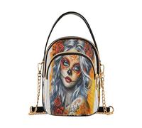 Messicano Sugar Skull Girl1 donne alla moda borse a tracolla con multi tasche borse per le donne per adulti