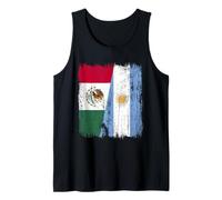 Messico Argentina Mezza Bandiera Radici Argentine messicane Canotta