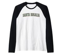 Messico Baja California Sur Orgoglio Messicano Santa Rosalia Maglia con Maniche Raglan