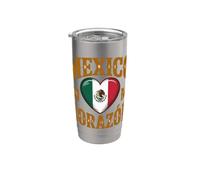 Messico en Mi Corazon Orgoglio messicano Bicchiere termico in acciaio inox doppia parete