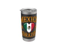 Messico en Mi Corazon Orgoglio messicano Bicchiere termico in acciaio inox doppia parete