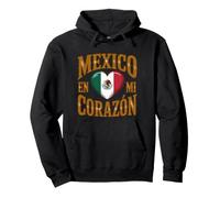 Messico en Mi Corazon Orgoglio Messicano Felpa con Cappuccio