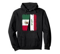 Messico Iraq Mezza Bandiera Messico Iraq Maglia Irachena Felpa con Cappuccio
