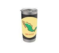 Messico Mappa Messicano Orgoglioso Bicchiere termico in acciaio inox doppia parete