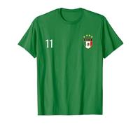 Messico numero 11 calcio bandiera calcio # undici messicano Maglietta