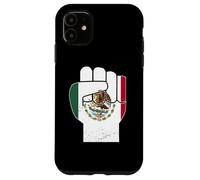 Messico pugno bandiera messicana Viva Messico Latino Pride Custodia per iPhone 11