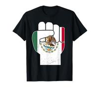 Messico Pugno Bandiera Messicana Viva Messico Latino Pride Maglietta