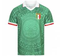 JELEX Retro History - Maglia da uomo, con logo ricamato e maniche corte, design nostalgico per gli appassionati di calcio, ideale per collezionisti, Messico, L