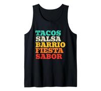 Messico Tacos Salsa Barrio Fiesta Sabor Canotta