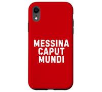 Messina Caput Mundi Città Simpatica Uomo Donna Bambino Custodia per iPhone XR