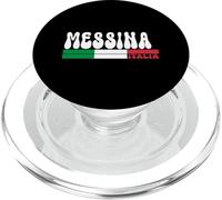 MESSINA City Italia Vintage Bandiera Italia per gli amanti dei viaggi PopSockets PopGrip per MagSafe