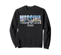 Messina Prefettura Italia Città Messina Vintage Design Felpa
