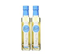Messino Aceto Bianco con Basilico - Aroma Erbaceo Intenso, Ingredienti Naturali, Senza Zuccheri Aggiunti - Confezione 2 x 250 ml (Totale 500 ml) - Condimento per Insalate, Carni, Pasta e Verdure