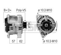 MESSMER Alternatore Generatore 100A 14V per Opel Corsa C 1.2 1.0 1.4