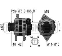 MESSMER Alternatore Generatore 100A 14V Per Toyota Corolla Berlina 1.4