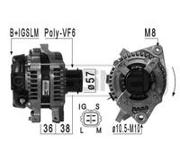 MESSMER Alternatore Generatore 100A 14V per Toyota Yaris 1.33 Vvt-I