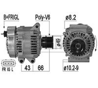 Messmer Alternatore Generatore 105A 14V Per Mini Mini Cooper S Works John