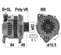 MESSMER Alternatore Generatore 110A 14V Per Nissan Murano I 3.5 4x4 2.0 3.0
